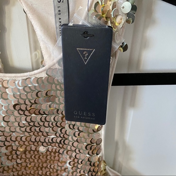 Guess sparkly gold party dress. Size XS. New. - Picture 3 of 6
